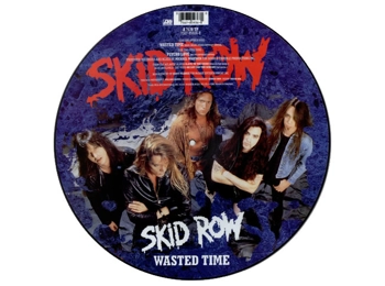 Skid Row ‎– Wasted Time - UK Limited Edition 2 Track 12" Picture Disc In PVC Sleeve c/w Logo Stencil