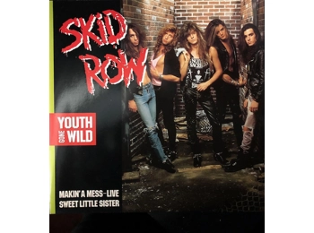 Skid Row - Youth Gone Wild - UK 3 Track 12" Black Vinyl