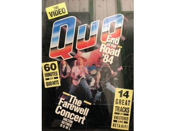 Status Quo - End Of The Road '84 - Official Promotional Poster