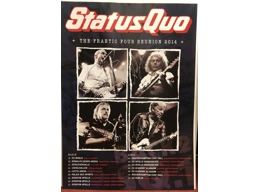 Status Quo - The Frantic Four 2014 - Fully Signed Litho
