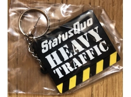 Status Quo - Heavy Traffic - Official Tour Keyring  Rubber