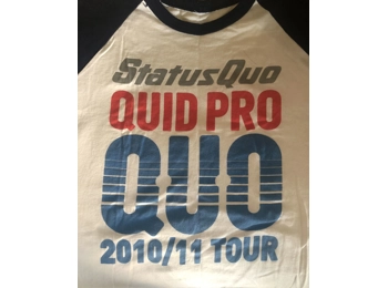 Status Quo - Quid Pro Quo - Official 2010/11 Tour Baseball Shirt