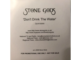 Stone Gods - Don't Drink The Water - 1 Track Promo CD
