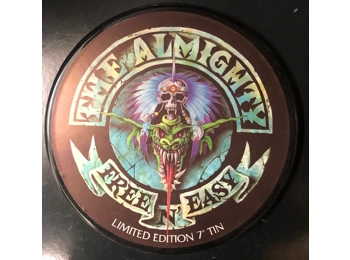 The Almighty - Free 'N' Easy - UK Limited Edition 2 Track 7" Black Vinyl Housed In A Custom Metal Tin