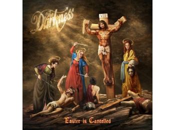 The Darkness ‎– Easter Is Cancelled - Limited Edition 10 Track Translucent Orange Vinyl In Gateforld Sleeve