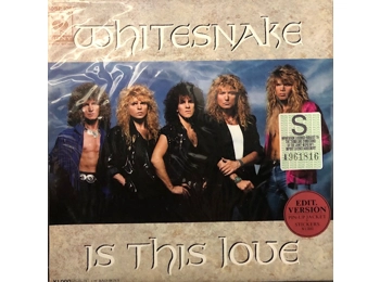 Whitesnake - Is This Love  Edit Version  - Limited Edition Japanese 7" Poster Sleeve