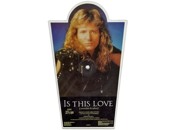 Whitesnake ‎– Is This Love - UK Limited Edition 5" Shaped Picture Disc
