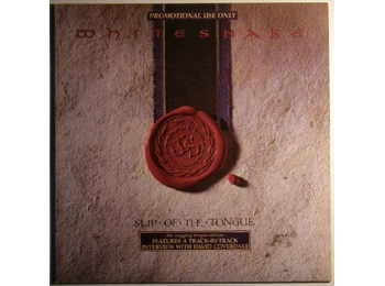 Whitesnake ‎– Slip Of The Tongue The Wagging Tongue Edition - UK Special Edition 10 Track Black Vinyl DJ Edition