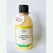Safflower Turmeric Facial Wash

Our Safflower Turmeric Body Wash is a luxurious blend of natural ingredients that gently cleanse and nourish your skin. Safflower and turmeric facial wash help to soothe and hydrate your skin, leaving it feeling soft, smooth and refreshed.

Safflower oil promotes soothe and moisturizes the skin, reducing dryness and promoting healthy-looking skin.

Turmeric extract: Contains anti-inflammatory properties that help to calm and soothe the skin, reducing redness and irritation.
The dietary benefits of safflower oil include helping your body process oil-soluble vitamins, such as vitamins A and E. These antioxidant-rich vitamins are essential in keeping your cells in good health.