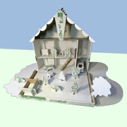CARDBOARD TOY HOUSE
