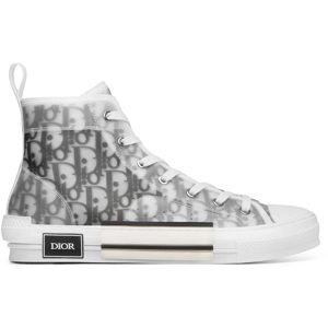 Dior B23 High Top Canvas Oblique White
