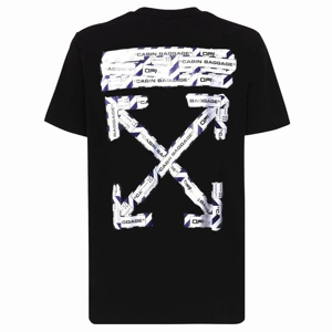 Offwhite airport tape tee