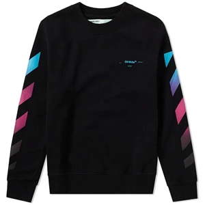 Offwhite diagonal gradient Sweatshirt