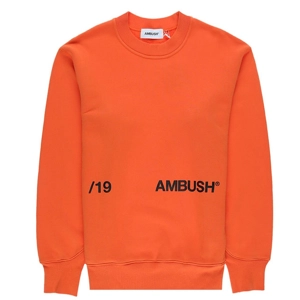 Ambush AW19 orange logo Sweatshirt