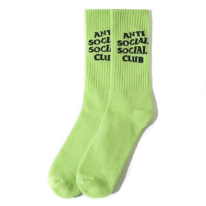 ASSC neon green socks
