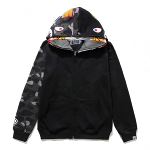 BAPE CAMO SHARK DOUBLE HOOD