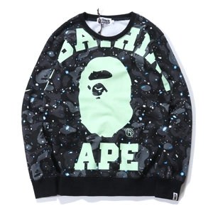 Bape glow in dark sweatshirt