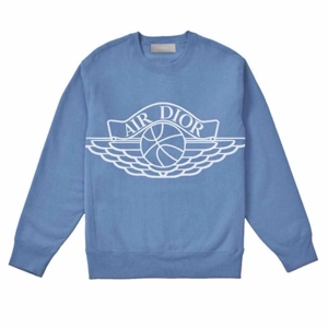 Dior x Air Jordan FW20 sweatshirt blue