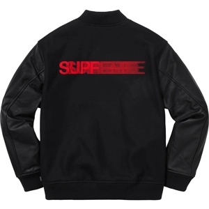 Supreme FW18 Motion Logo Varsity Jacket