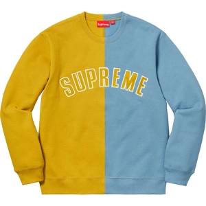 Supreme FW18 Split Crewneck Sweatshirt