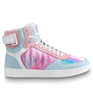 Louis Vuitton iridescent rivoli sneaker high