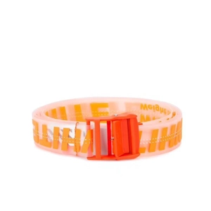 Offwhite industrial transparent belt orange