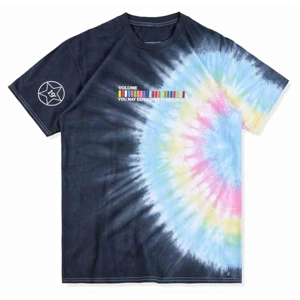 Astroworld Festival Run Tie Dye Tee Black