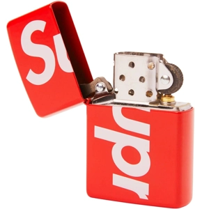 Supreme red zippo