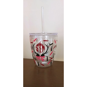 14 oz Monogram Wine Tumbler- Bullets