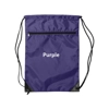 Nylon Zippered Drawstring Bag