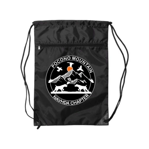 Nylon Zippered Drawstring Bag
