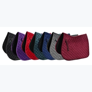 Rhinegold Velvet Hexagon Saddle Pad