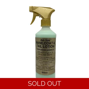Gold Label Mane, Coat & Tail Lotion