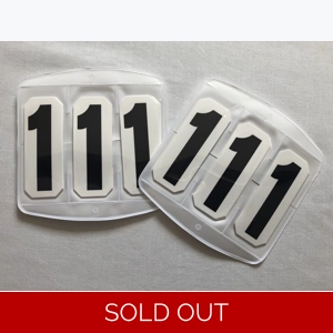 Square Competition Number Holder for saddle cloth