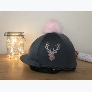 Capz Lycra Glitter Stag Hat Silk