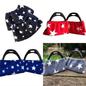 Fleece Stirrup Protectors - Stars