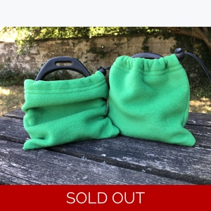 Fleece Stirrup Covers - Emerald