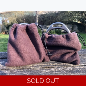 Fleece Stirrup Covers - Brown