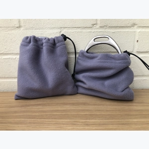 Fleece Stirrup Covers - Smoke Grey