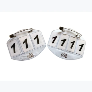 USG Competition Number with safety pin