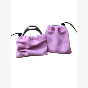 Fleece Stirrup Covers - Pink