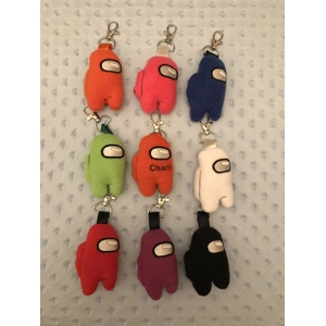 Among Us Stuffie keychain