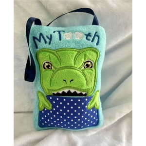 Dinosaur tooth fairy pocket