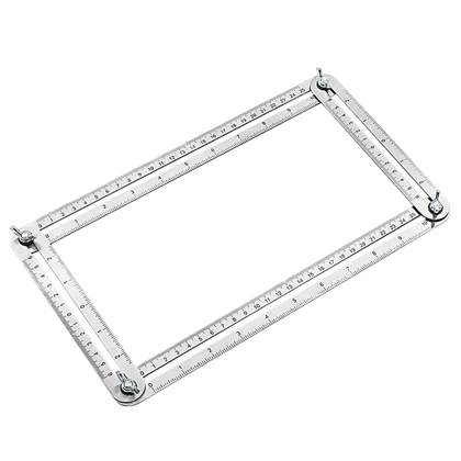 Multi-function Adjustable Four-Sided Folding Measuring Tool Multi-Angle Template Scale Ruler