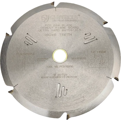 PCD Blade 160MM 6T Cement Fibre Board