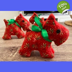 Christmas Scottie Dog