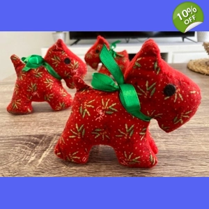 Christmas Scottie Dog