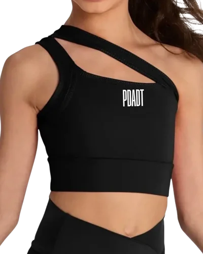 Asymmetric Cutout Bra Top