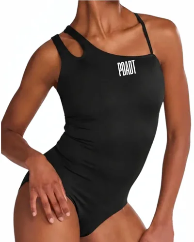 Cutout One-Shoulder Leotard