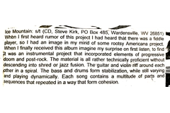 Ice Mountain - Upper/Lower CD and Cloth Poster (Questionable)